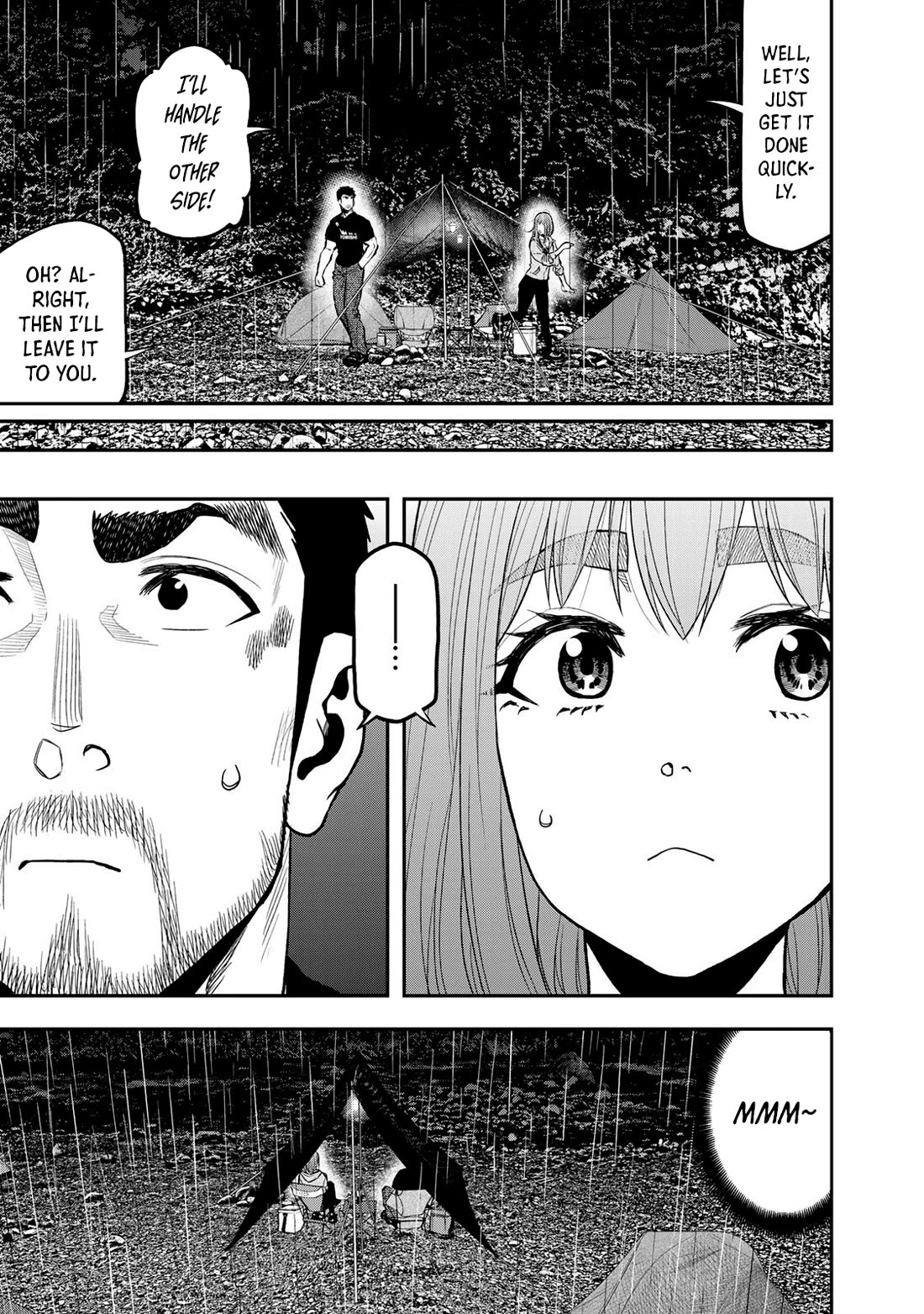 Futari Solo Camp Chapter 54 page 16 - Chapter 54: The Charm Of A Rainy Day