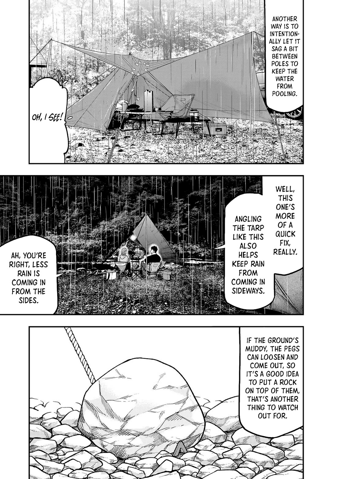 Futari Solo Camp Chapter 54 page 18 - Chapter 54: The Charm Of A Rainy Day