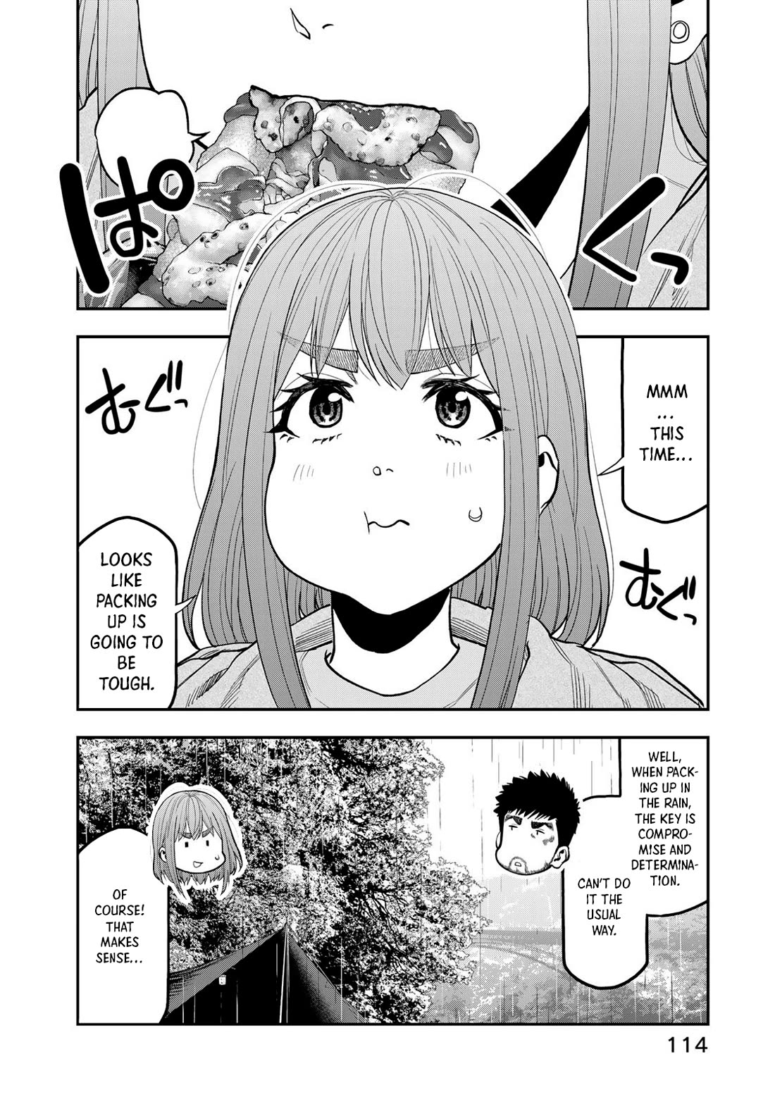 Futari Solo Camp Chapter 55 page 10 - Chapter 55: Into The Midday Sky After The Rain