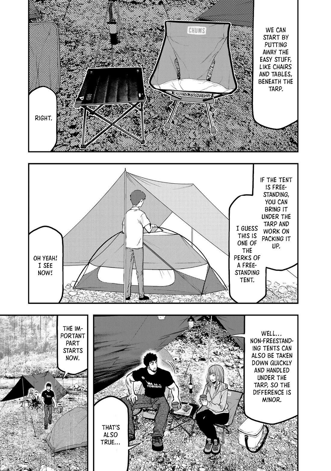 Futari Solo Camp Chapter 55 page 11 - Chapter 55: Into The Midday Sky After The Rain