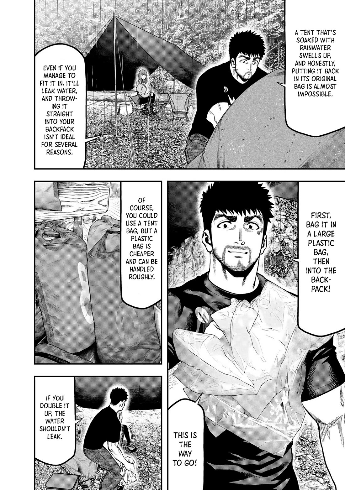 Futari Solo Camp Chapter 55 page 12 - Chapter 55: Into The Midday Sky After The Rain