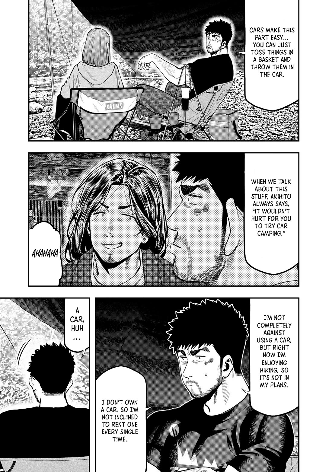 Futari Solo Camp Chapter 55 page 13 - Chapter 55: Into The Midday Sky After The Rain