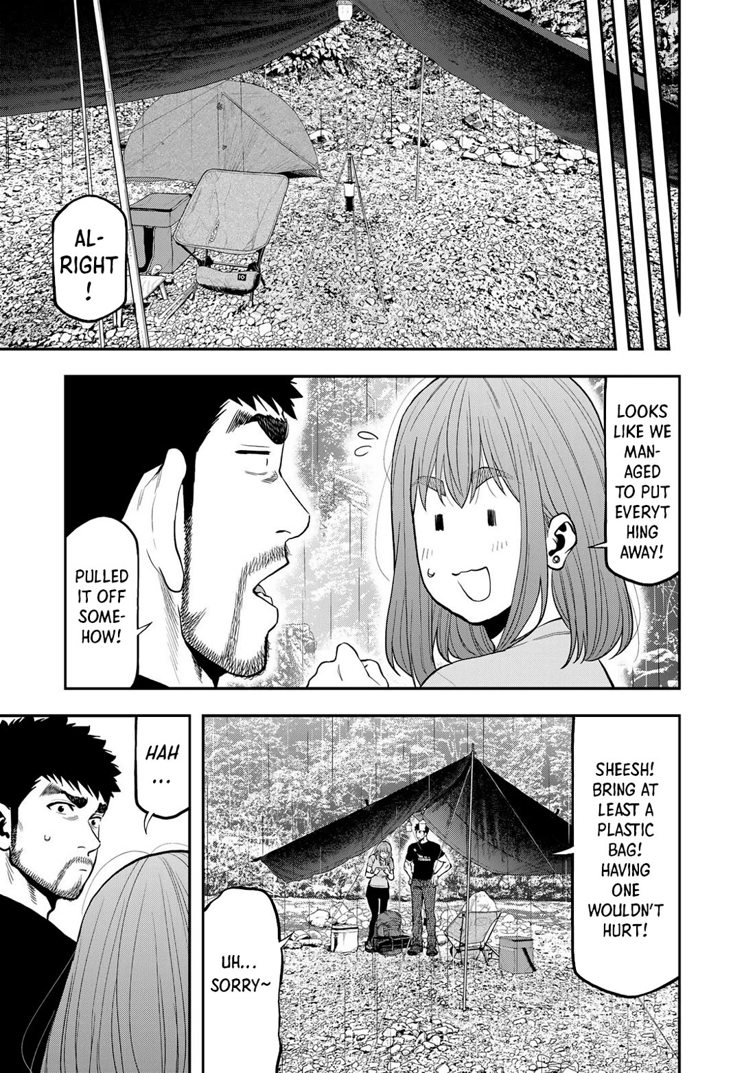 Futari Solo Camp Chapter 55 page 17 - Chapter 55: Into The Midday Sky After The Rain