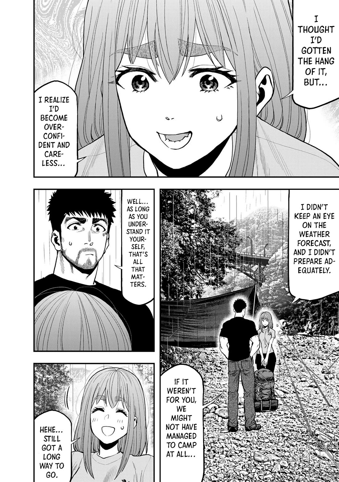 Futari Solo Camp Chapter 55 page 18 - Chapter 55: Into The Midday Sky After The Rain