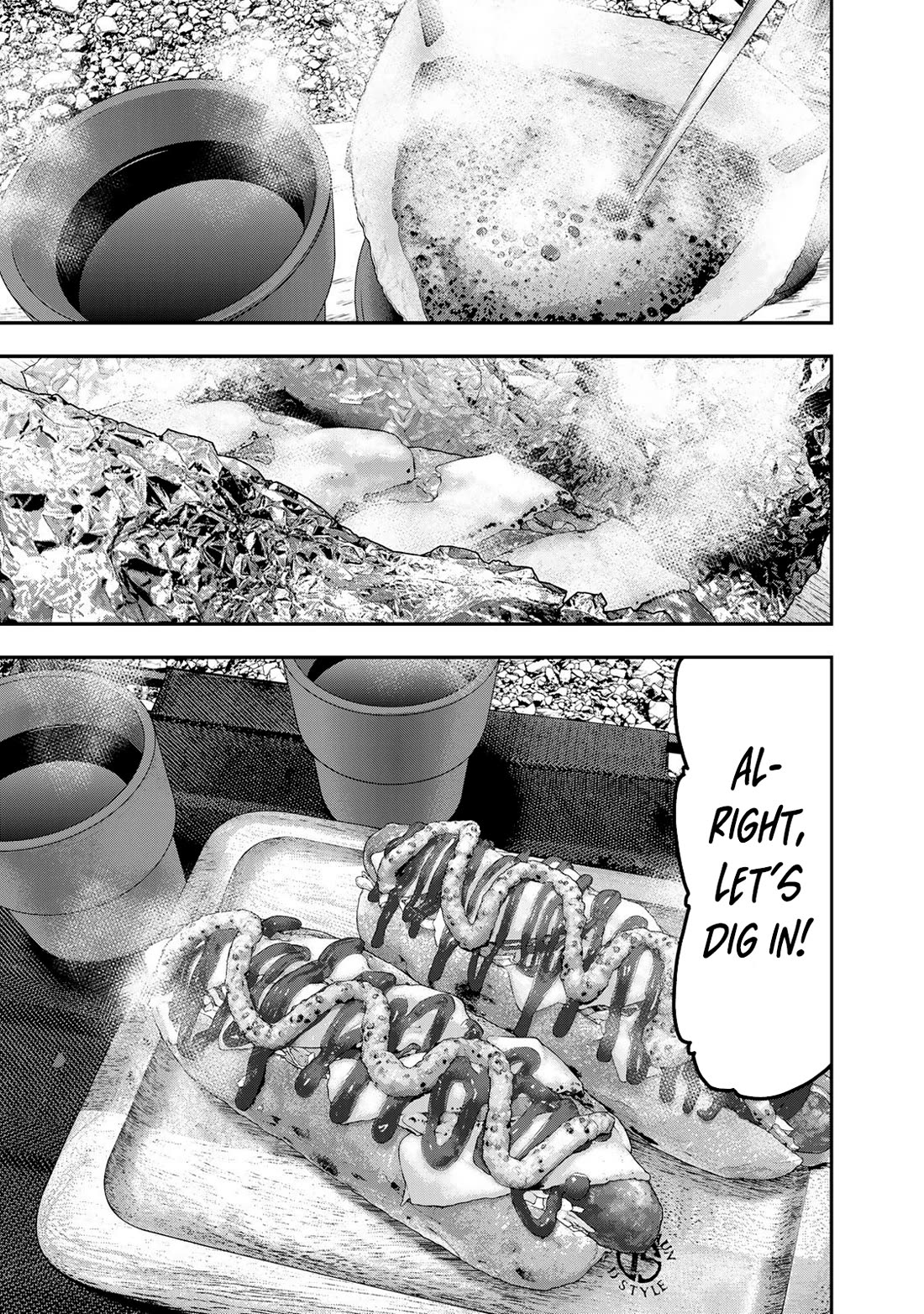 Futari Solo Camp Chapter 55 page 7 - Chapter 55: Into The Midday Sky After The Rain
