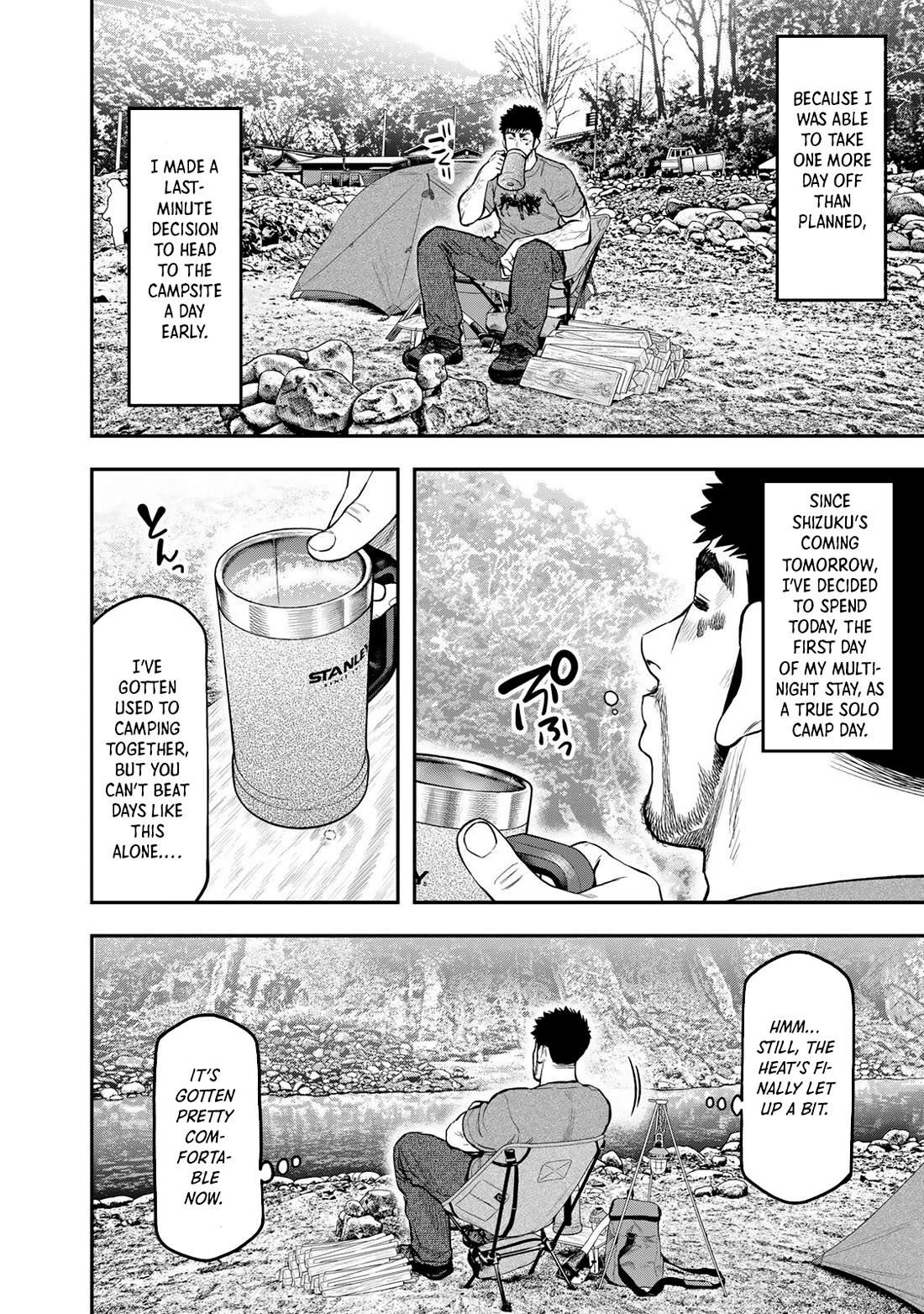 Futari Solo Camp Chapter 56 page 5 - Chapter 56: Dreams Drift Through Me In My Lonely Campfire Watch