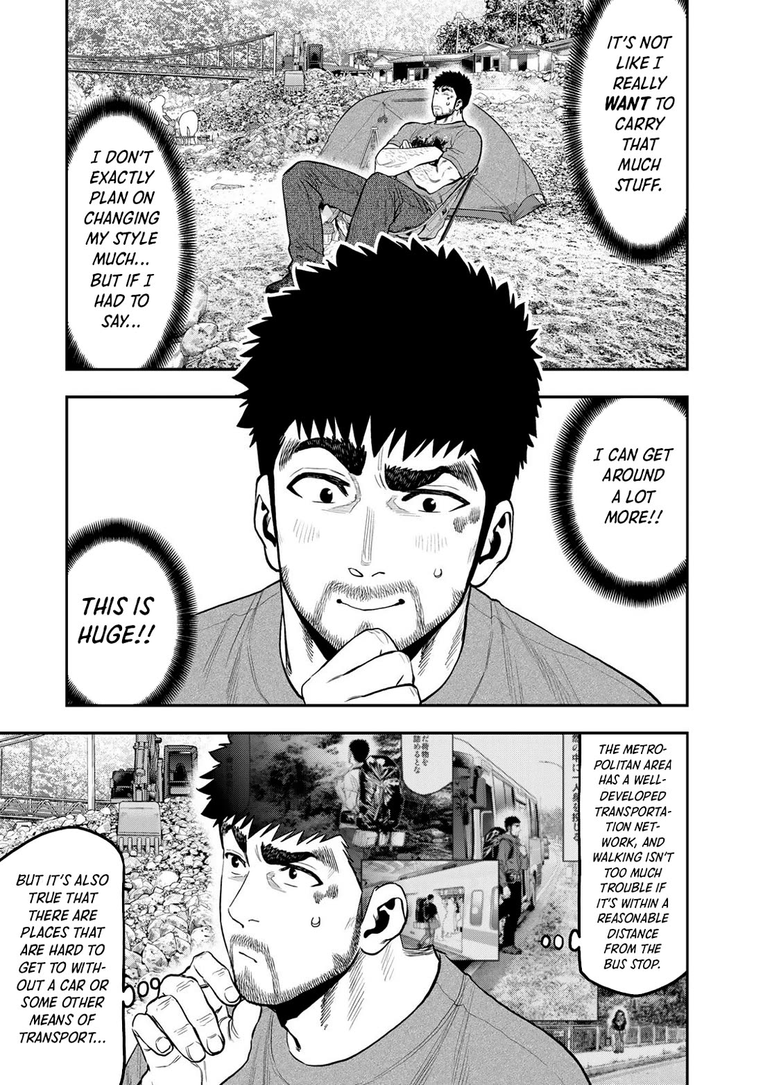 Futari Solo Camp Chapter 56 page 8 - Chapter 56: Dreams Drift Through Me In My Lonely Campfire Watch