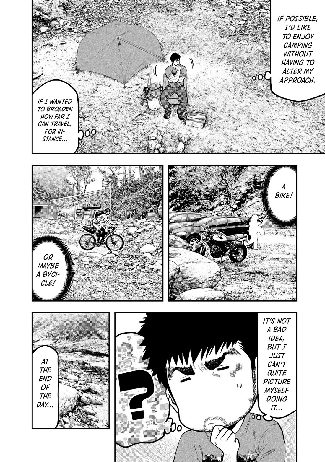 Futari Solo Camp Chapter 56 page 9 - Chapter 56: Dreams Drift Through Me In My Lonely Campfire Watch