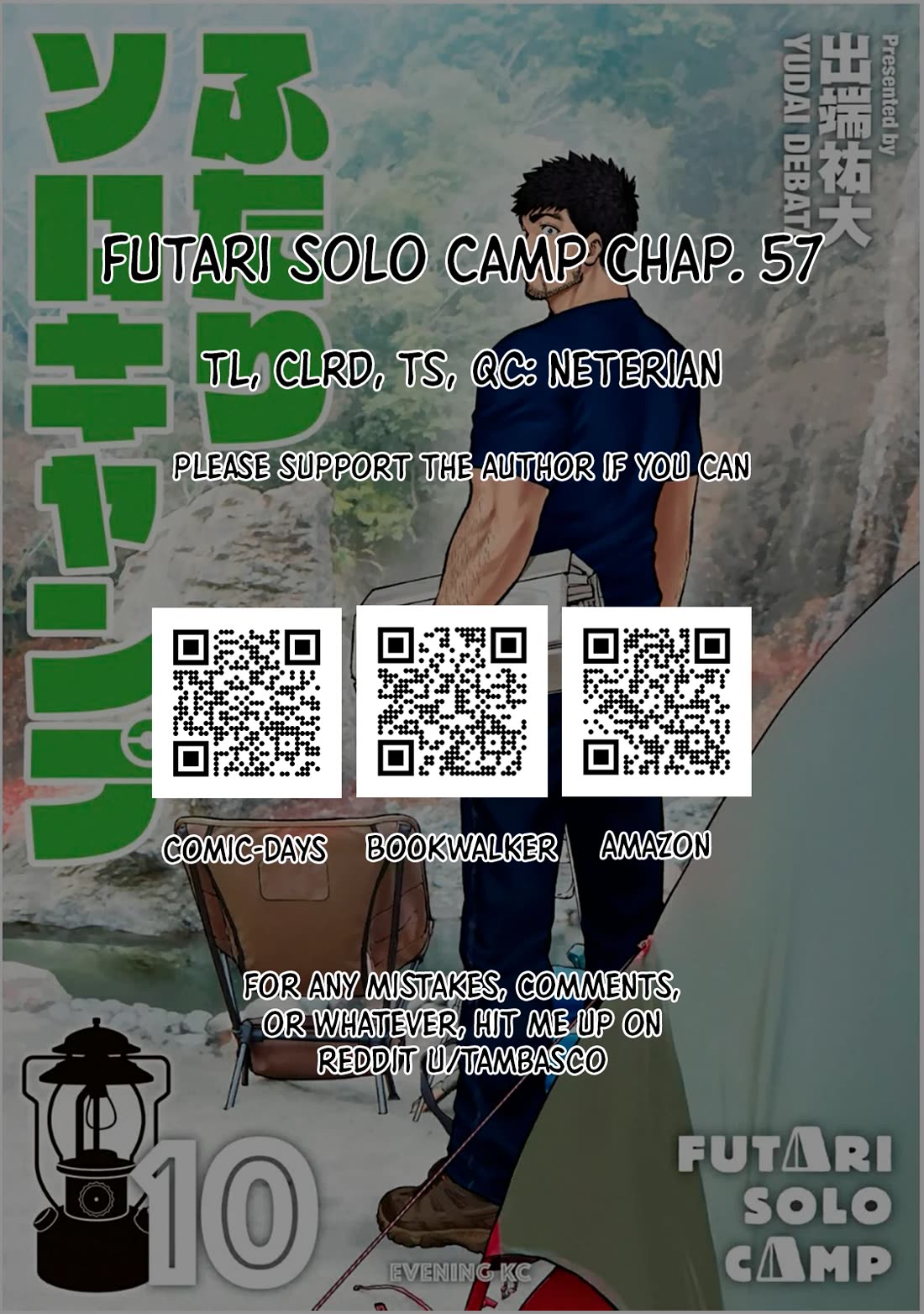 Futari Solo Camp Chapter 57 page 1 - Chapter 57: True Solo Camping Debut