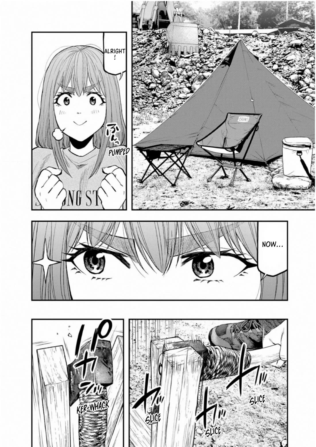 Futari Solo Camp Chapter 58 page 17 - Chapter 58: You're Two-Timing!