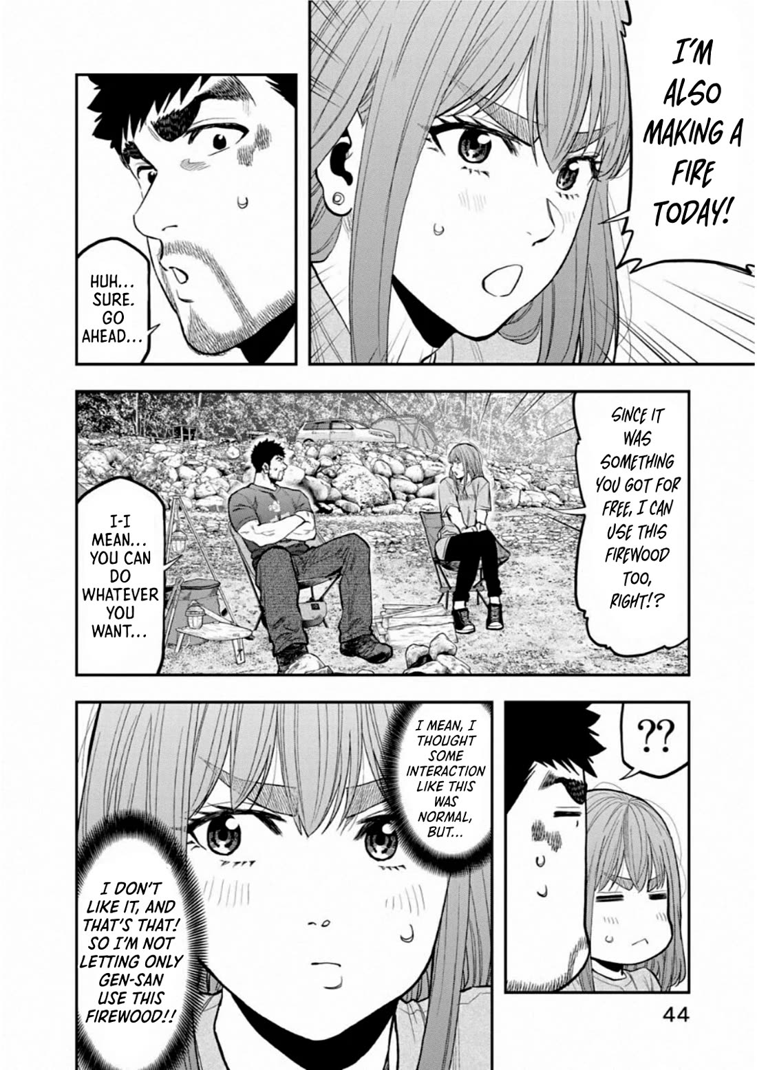 Futari Solo Camp Chapter 58 page 19 - Chapter 58: You're Two-Timing!
