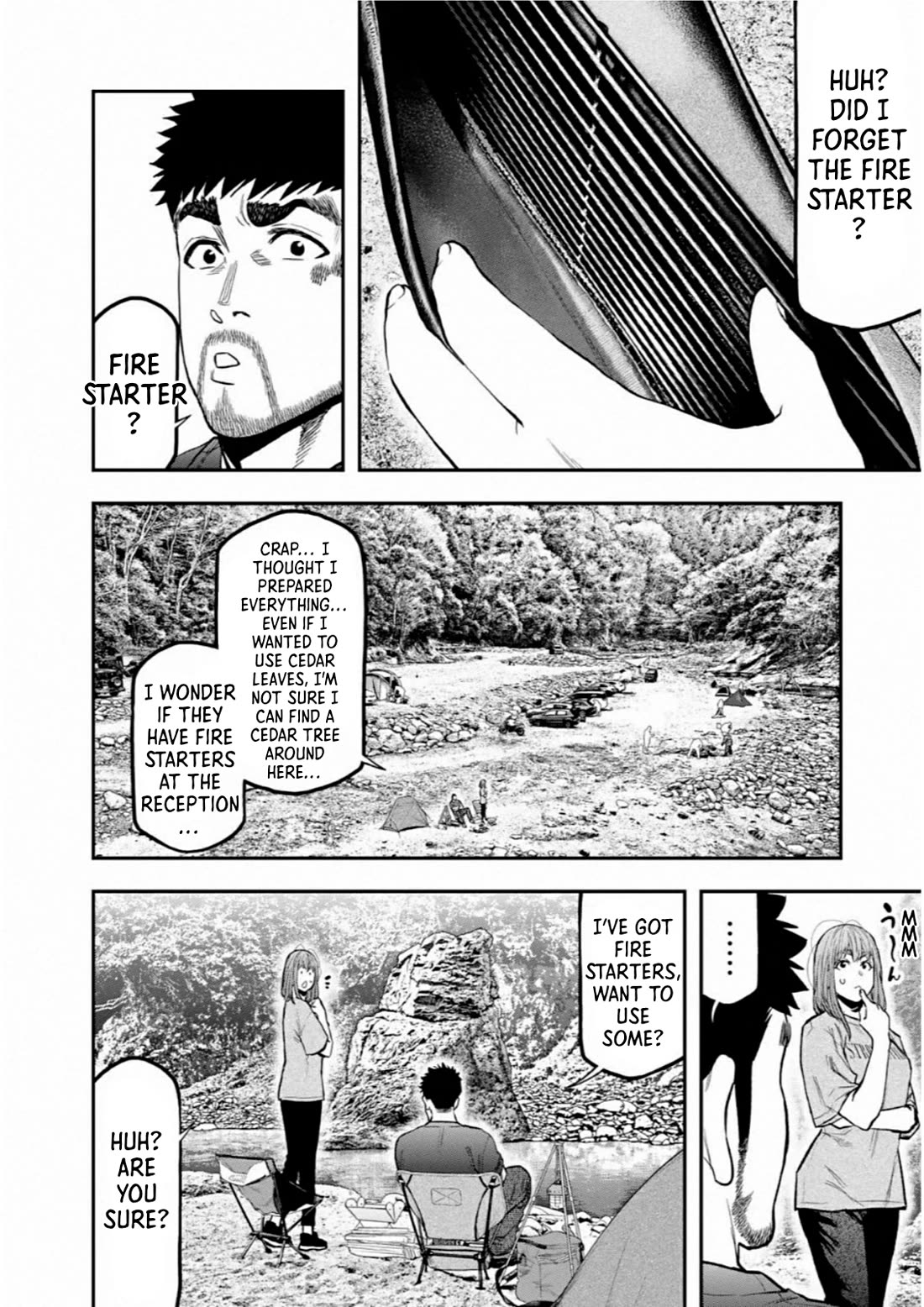 Futari Solo Camp Chapter 58 page 21 - Chapter 58: You're Two-Timing!