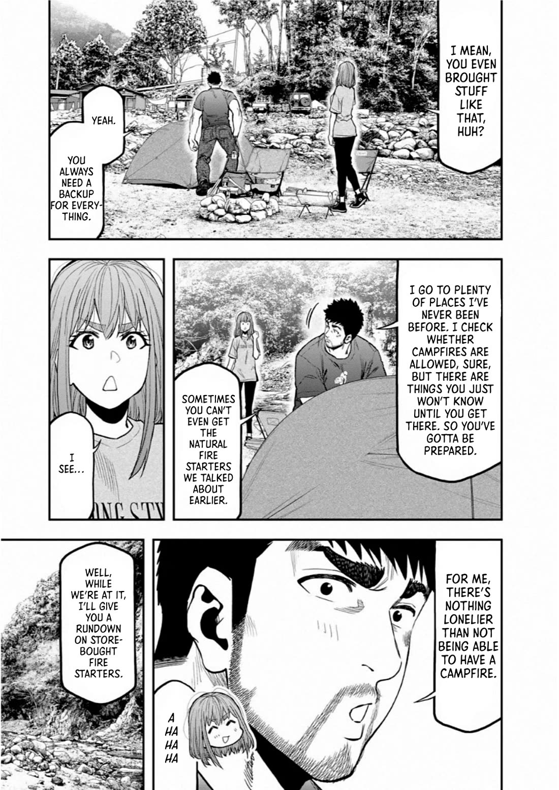 Futari Solo Camp Chapter 58 page 22 - Chapter 58: You're Two-Timing!