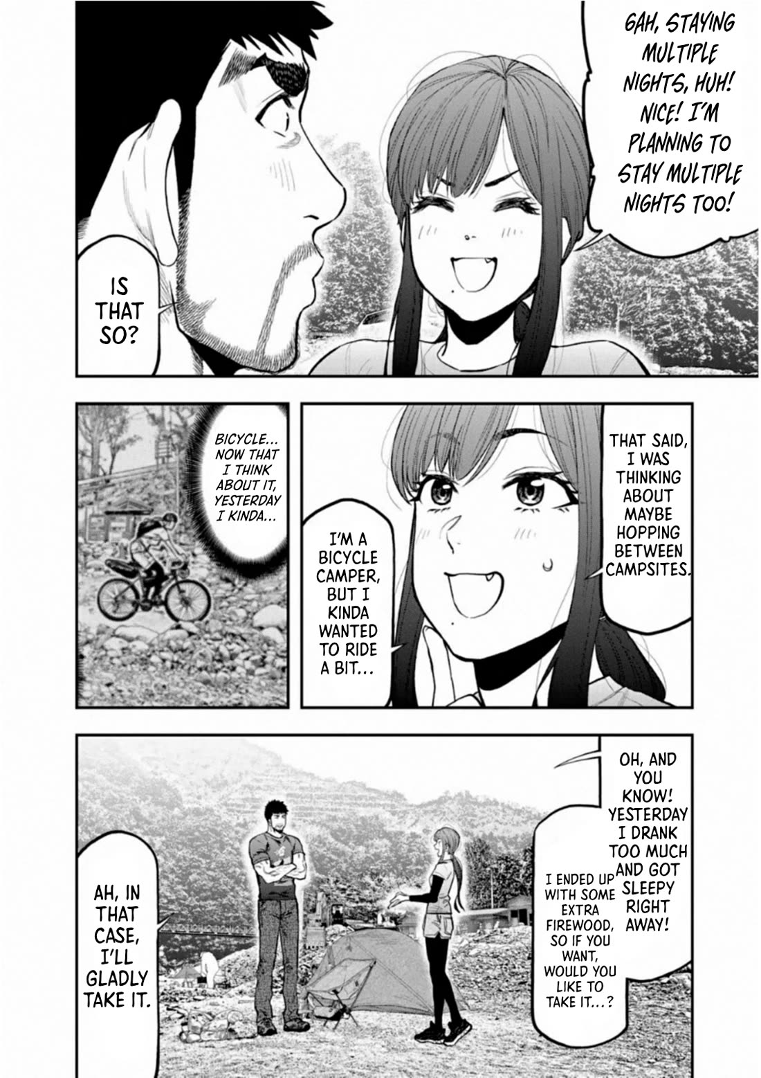 Futari Solo Camp Chapter 58 page 5 - Chapter 58: You're Two-Timing!