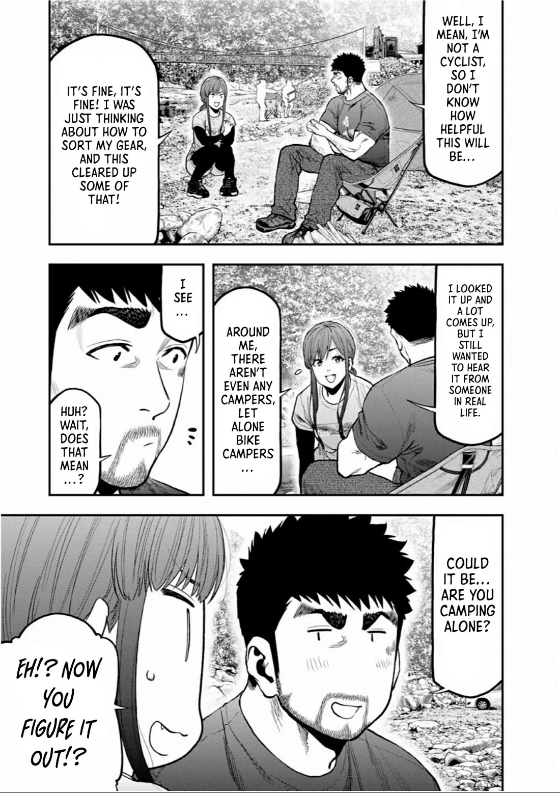 Futari Solo Camp Chapter 58 page 8 - Chapter 58: You're Two-Timing!