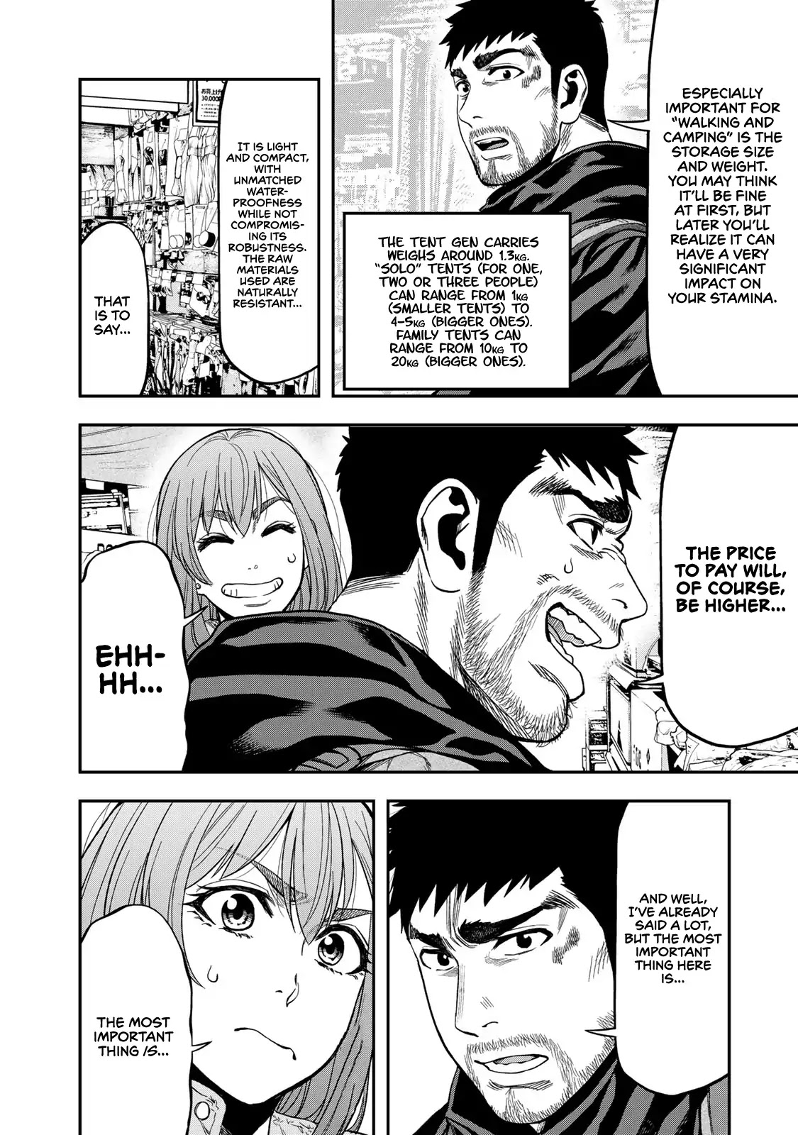 Futari Solo Camp Chapter 7 page 14 - Chapter 7: Shizuku's Tent