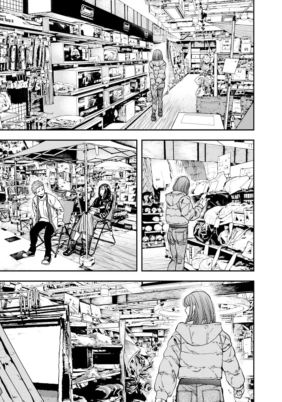 Futari Solo Camp Chapter 7 page 17 - Chapter 7: Shizuku's Tent