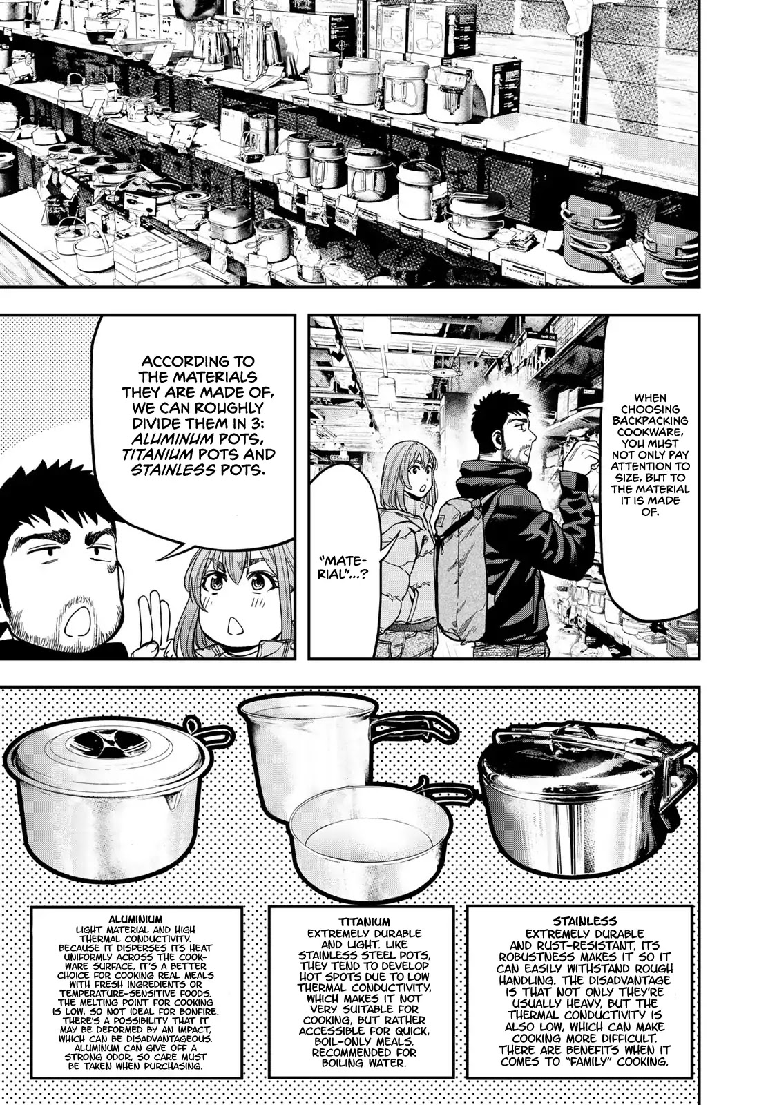 Futari Solo Camp Chapter 7 page 21 - Chapter 7: Shizuku's Tent
