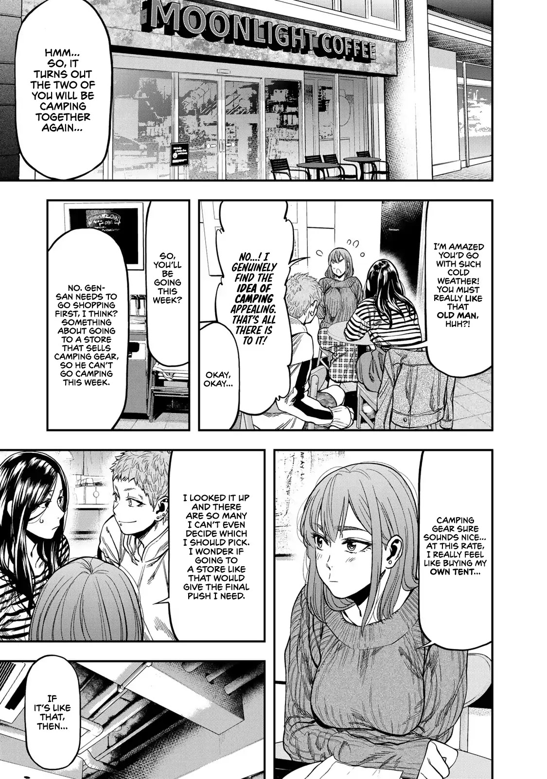 Futari Solo Camp Chapter 7 page 3 - Chapter 7: Shizuku's Tent
