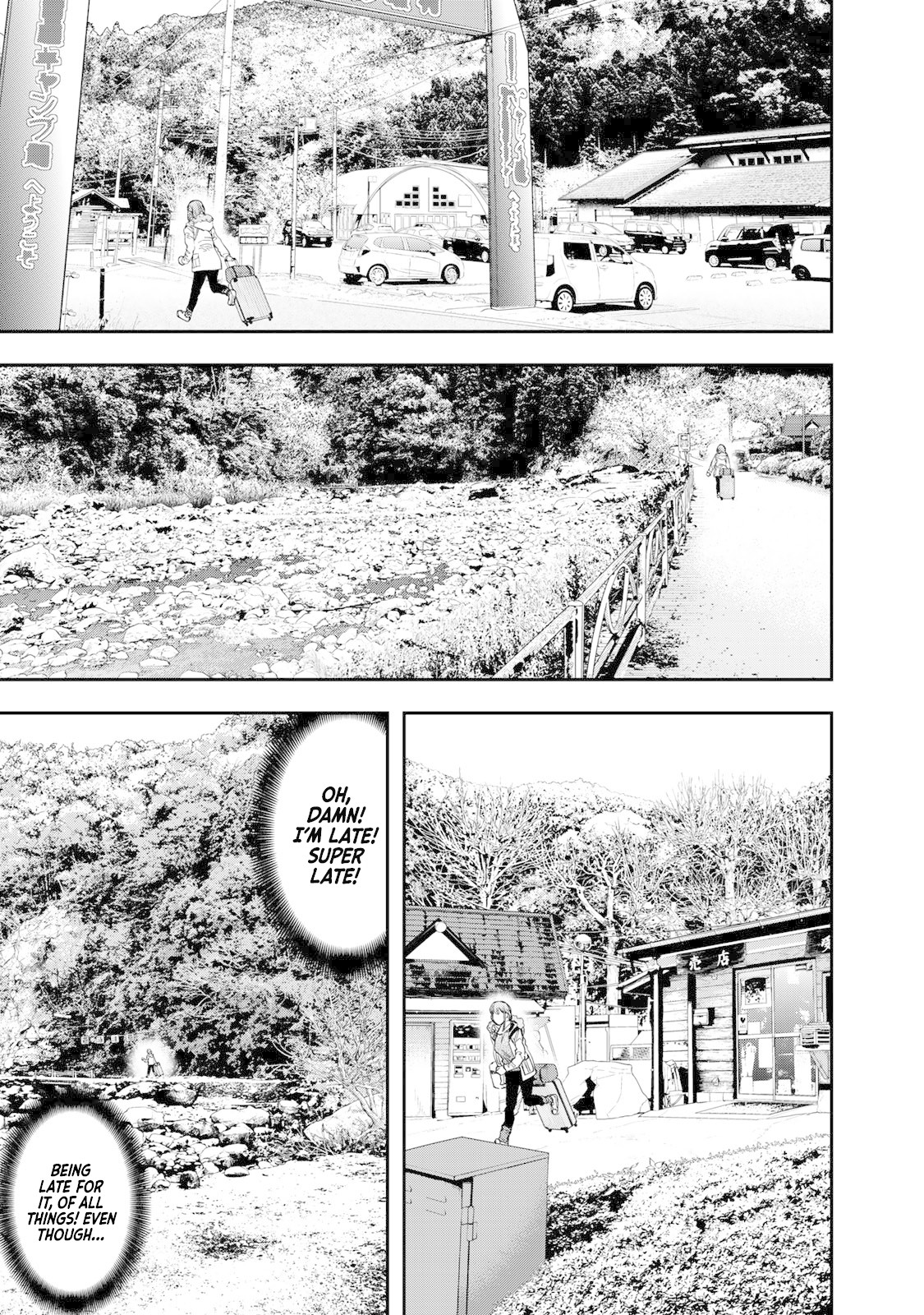 Futari Solo Camp Chapter 8 page 1 - Chapter 8: Minimum Impact Camping