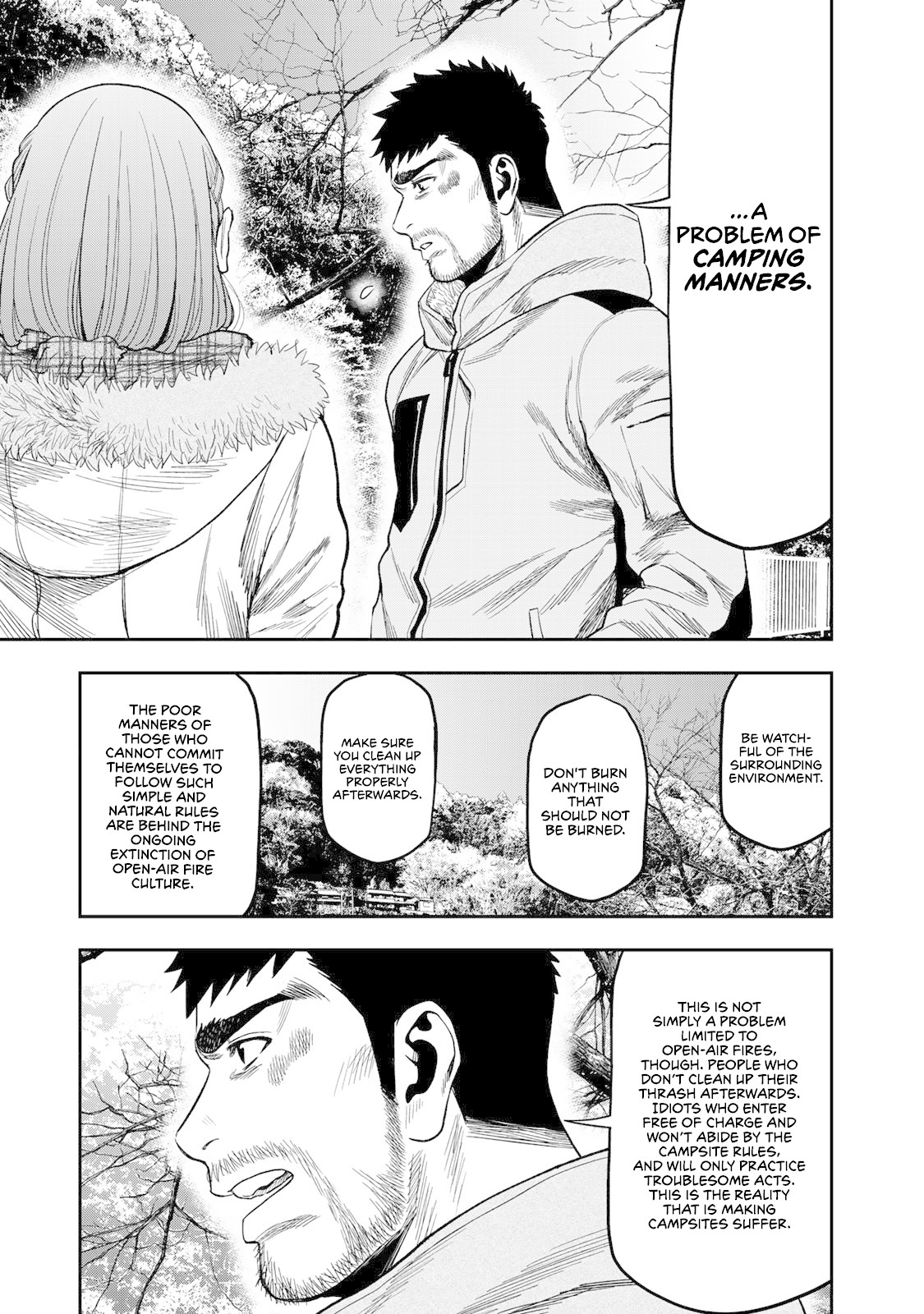 Futari Solo Camp Chapter 8 page 17 - Chapter 8: Minimum Impact Camping