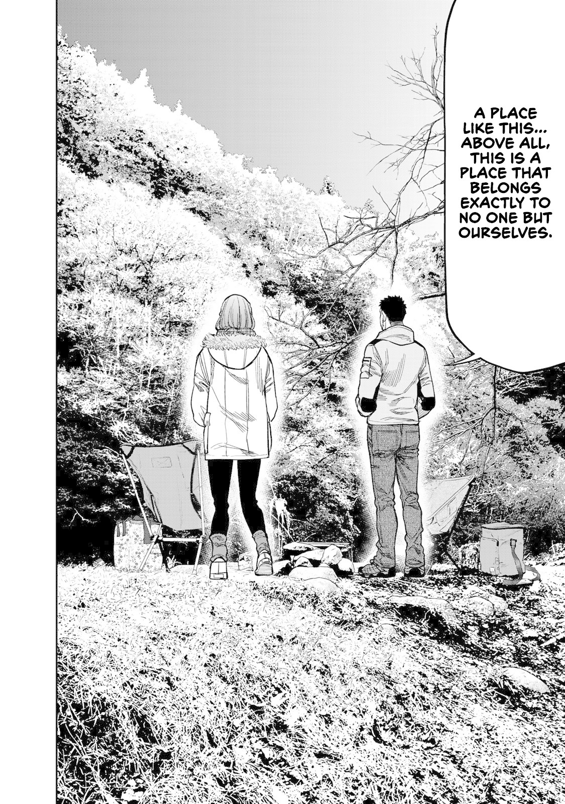 Futari Solo Camp Chapter 8 page 20 - Chapter 8: Minimum Impact Camping
