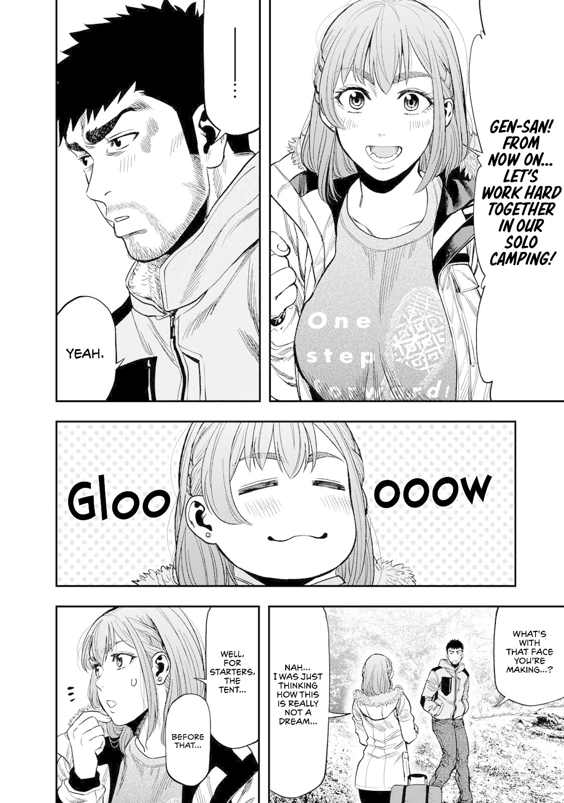 Futari Solo Camp Chapter 8 page 4 - Chapter 8: Minimum Impact Camping