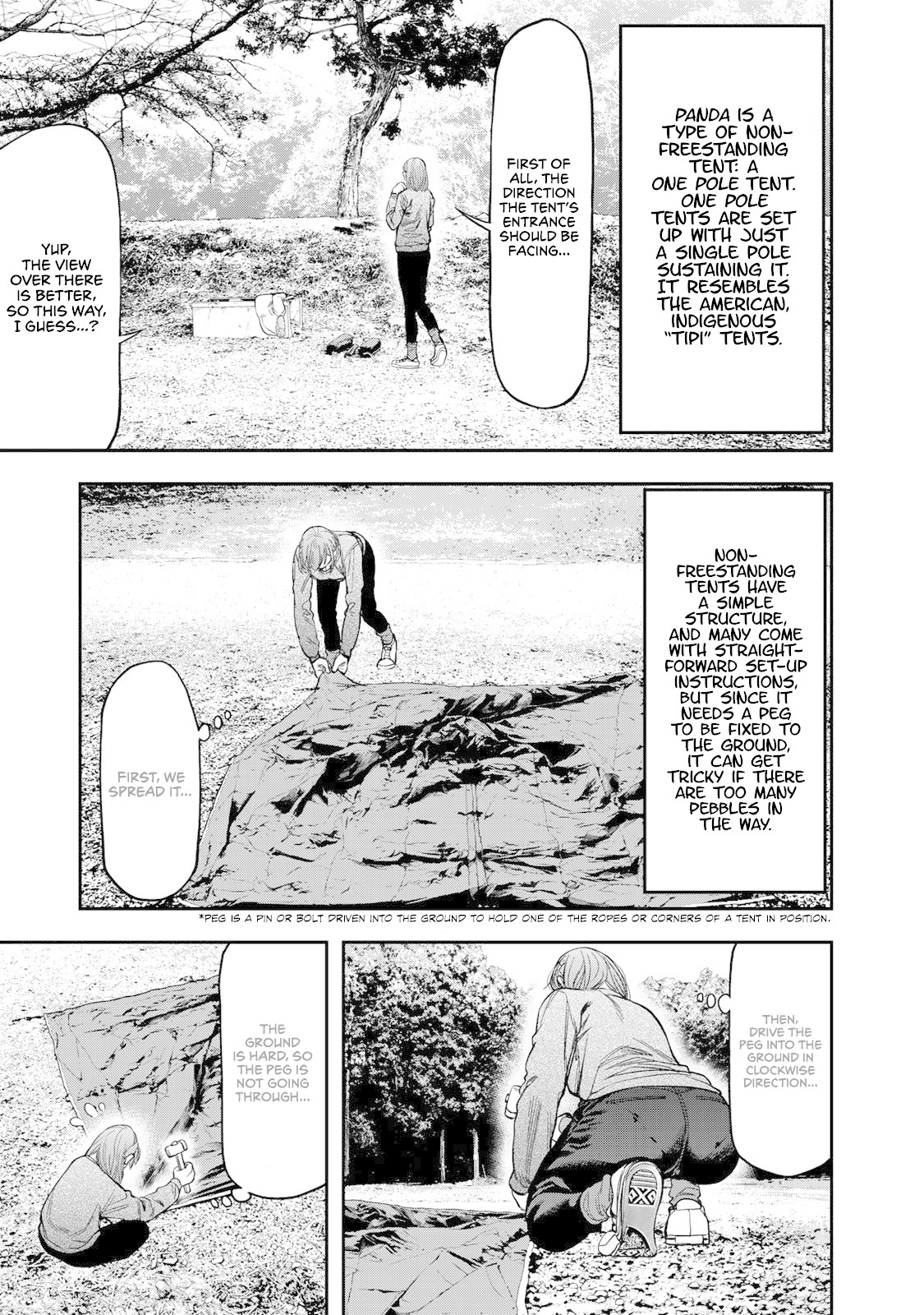 Futari Solo Camp Chapter 8 page 9 - Chapter 8: Minimum Impact Camping