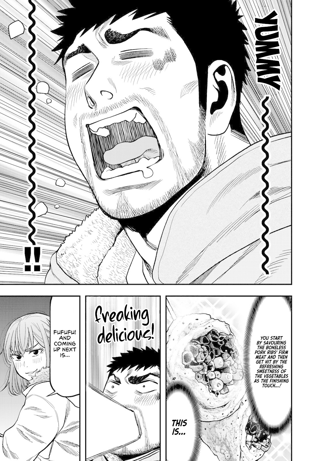 Futari Solo Camp Chapter 9 page 11 - Chapter 9: Skewer Festival