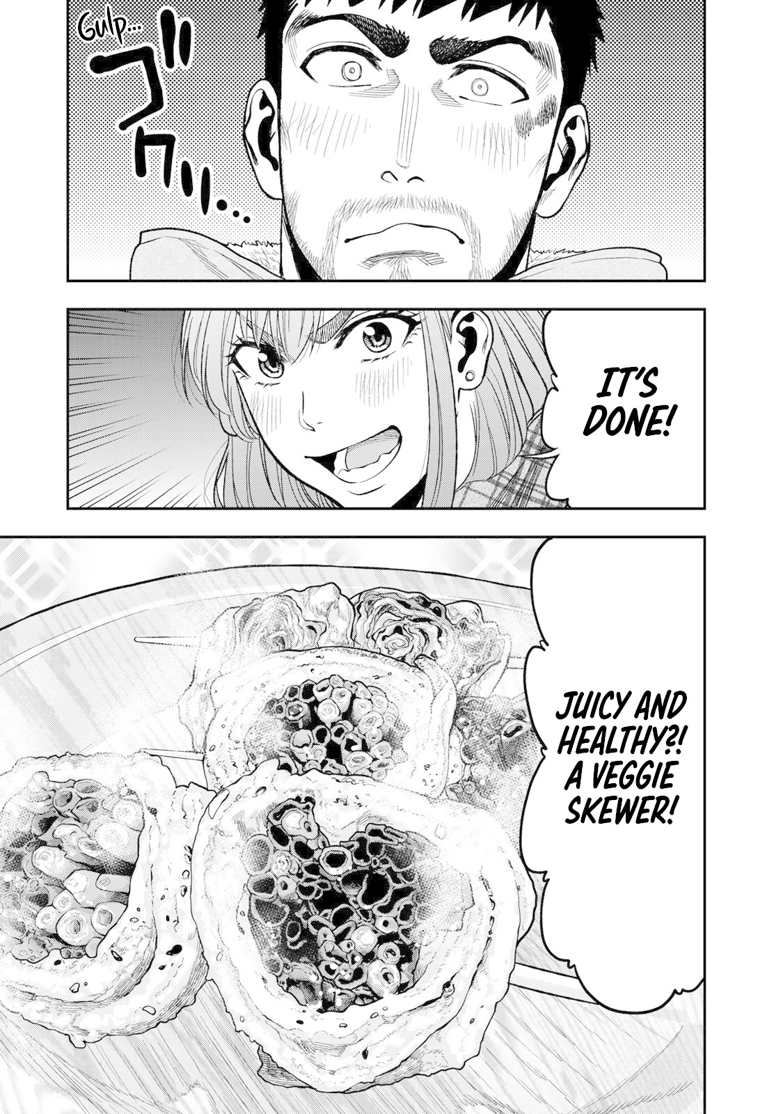 Futari Solo Camp Chapter 9 page 9 - Chapter 9: Skewer Festival