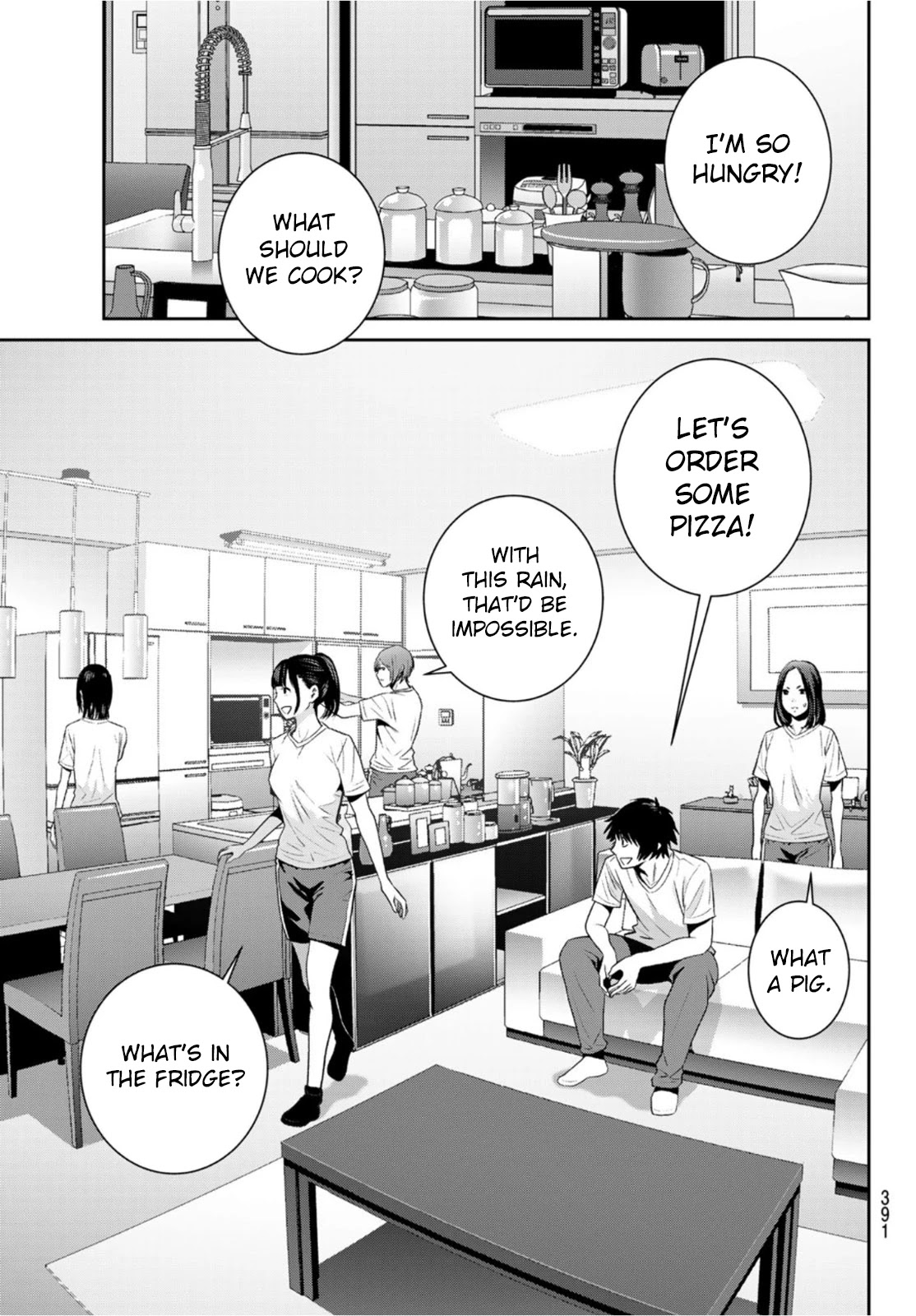 Futari Switch Chapter 5 page 9 - Chapter 5: On a Stormy Night.