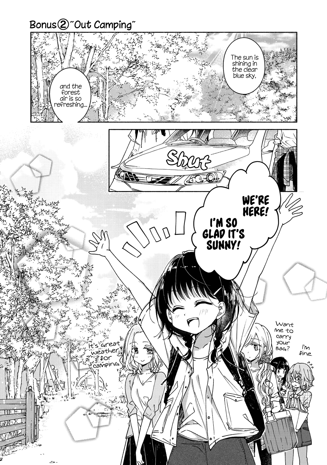 Futaribeya Chapter 45.5 page 1 - Chapter 45.5: Bonus 2: Out Camping