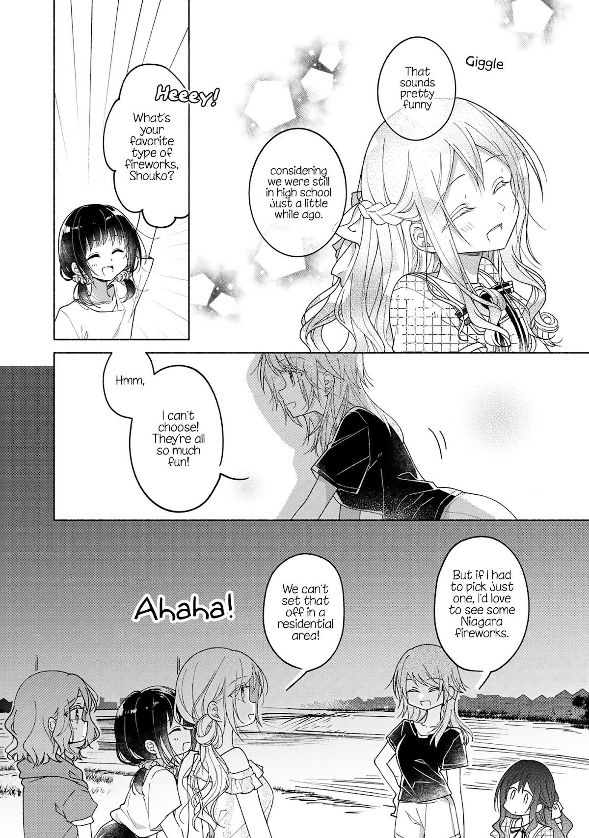 Futaribeya Chapter 51.5 page 12 - Chapter 51.5: Bonus 2: Golden Fireworks