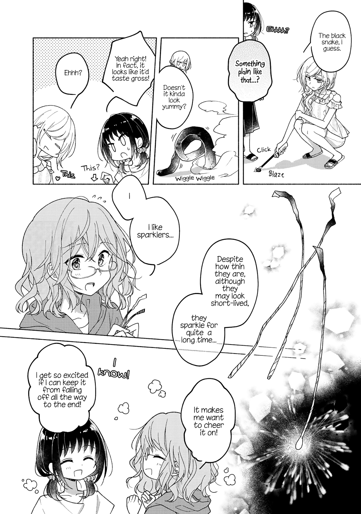 Futaribeya Chapter 51.5 page 6 - Chapter 51.5: Bonus 2: Golden Fireworks