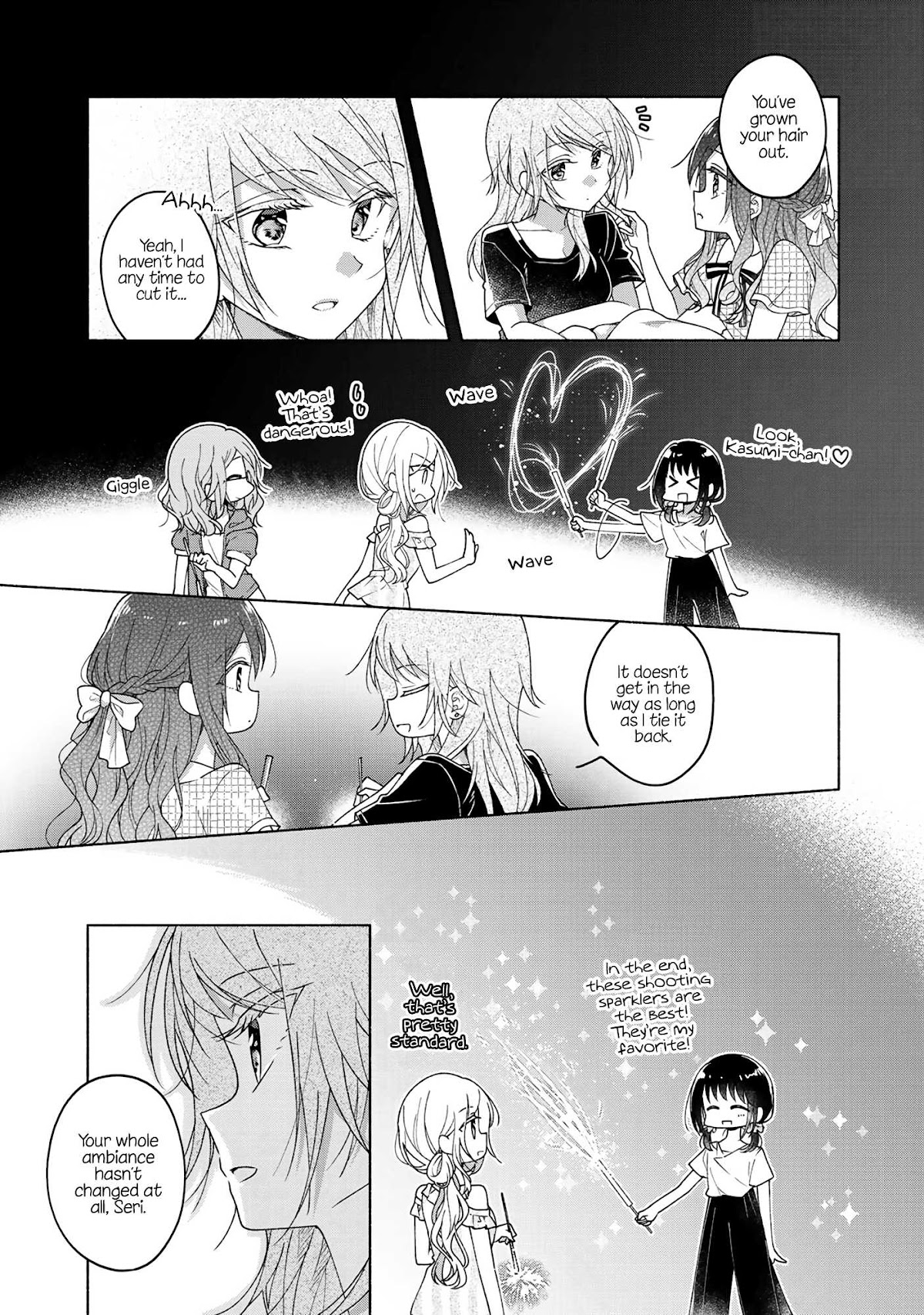 Futaribeya Chapter 51.5 page 9 - Chapter 51.5: Bonus 2: Golden Fireworks