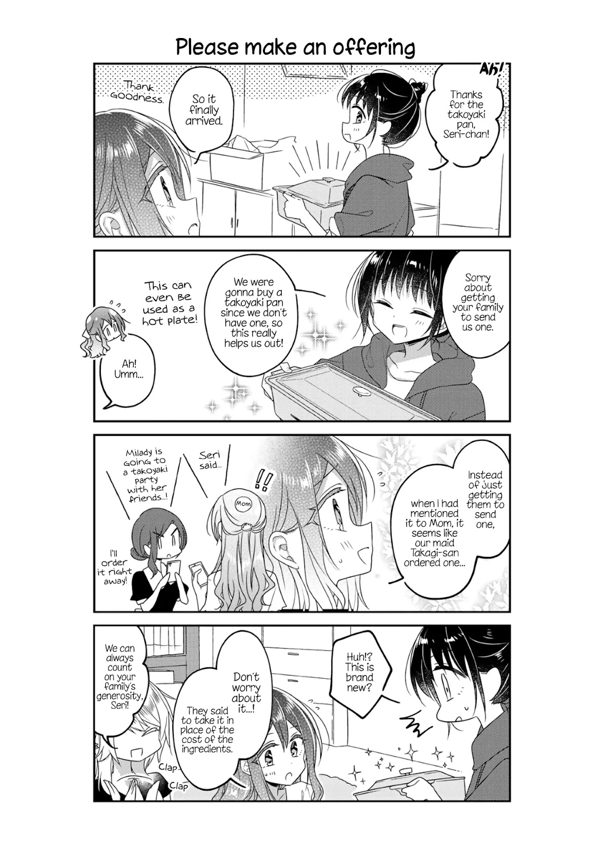 Futaribeya Chapter 64.5 page 2 - Chapter 64.5: Bonus: Let's Have a Takoyaki Party!