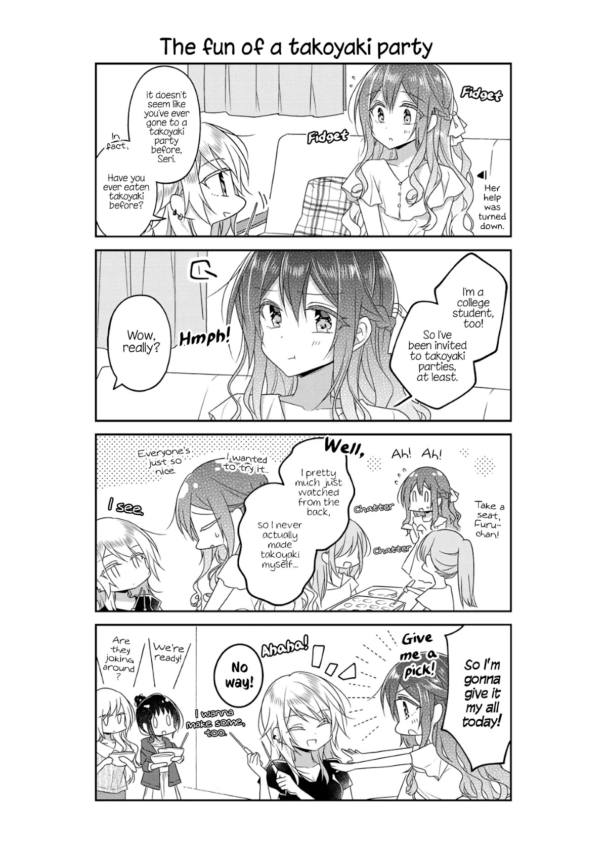 Futaribeya Chapter 64.5 page 5 - Chapter 64.5: Bonus: Let's Have a Takoyaki Party!