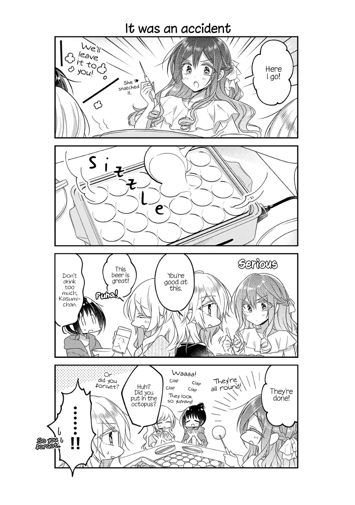 Futaribeya Chapter 64.5 page 6 - Chapter 64.5: Bonus: Let's Have a Takoyaki Party!