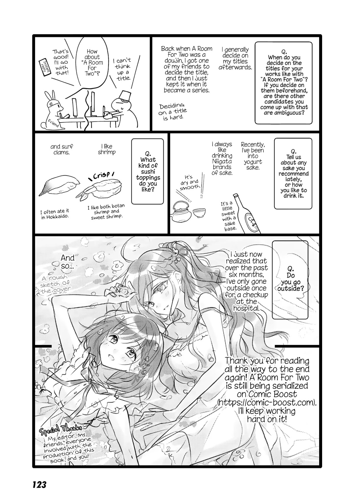 Futaribeya Chapter 66.4 page 14 - Chapter 66.4: Extras