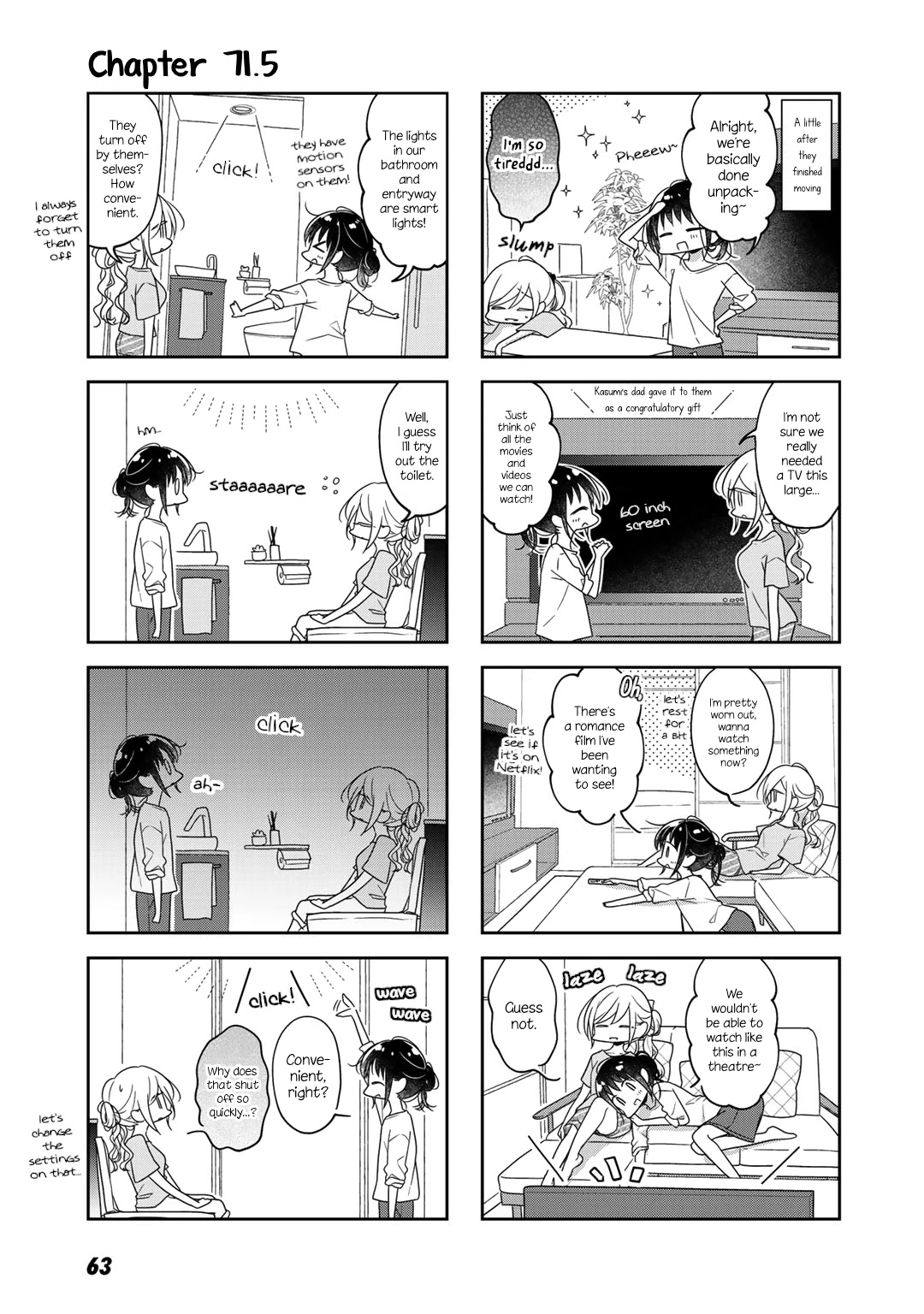 Futaribeya Chapter 71.5 page 1 - Chapter 71.5