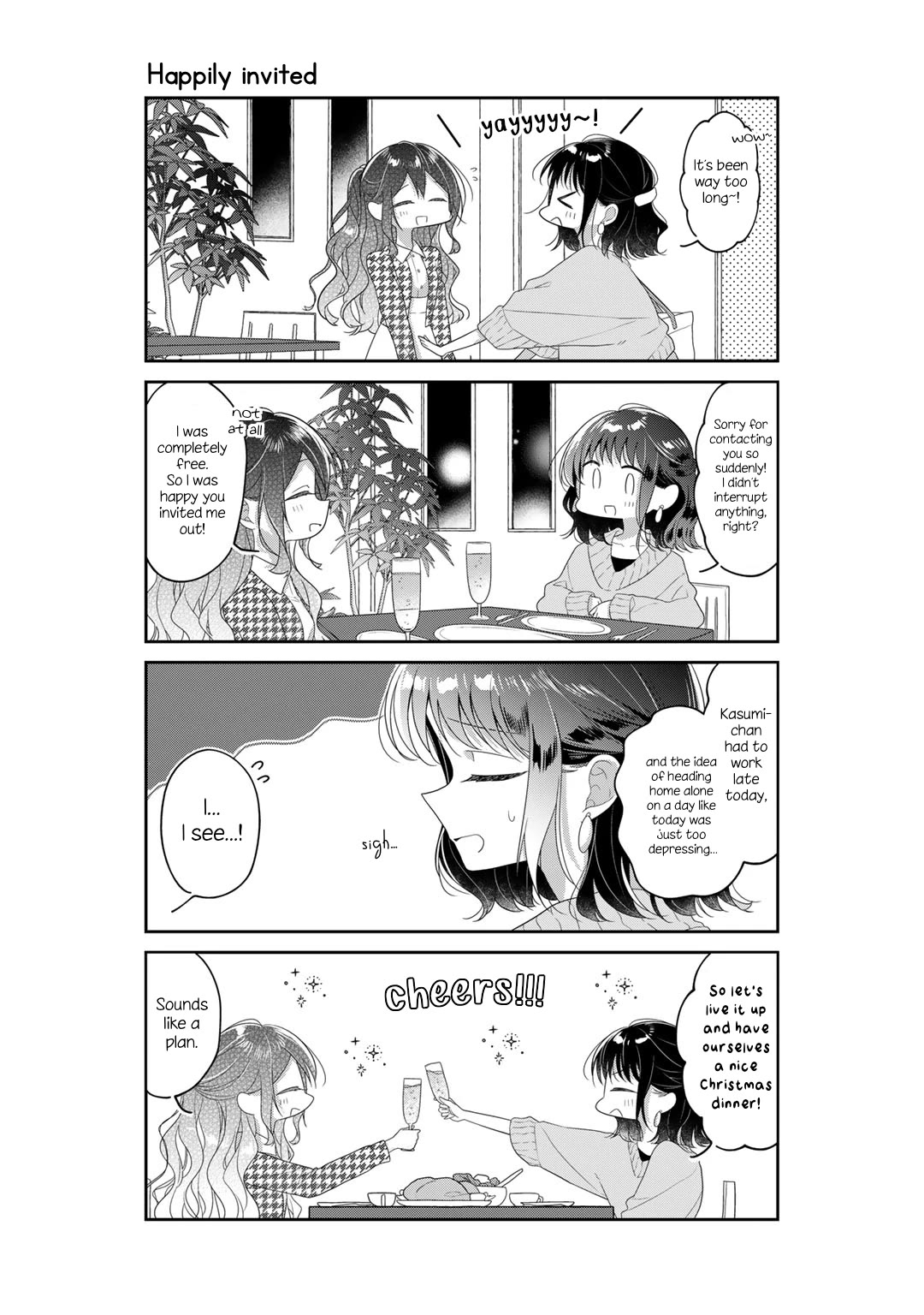 Futaribeya Chapter 76.3 page 3 - Chapter 76.3: Special 2: Snow and a present