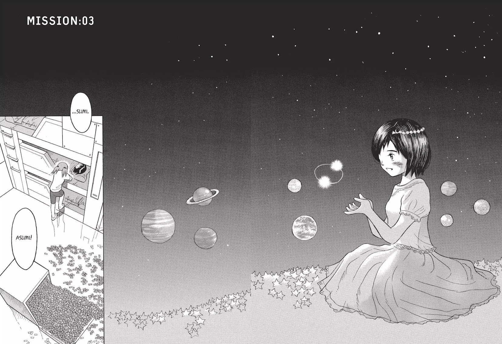 Futatsu no Spica Chapter 3 page 1 - Chapter 3: Mission:03