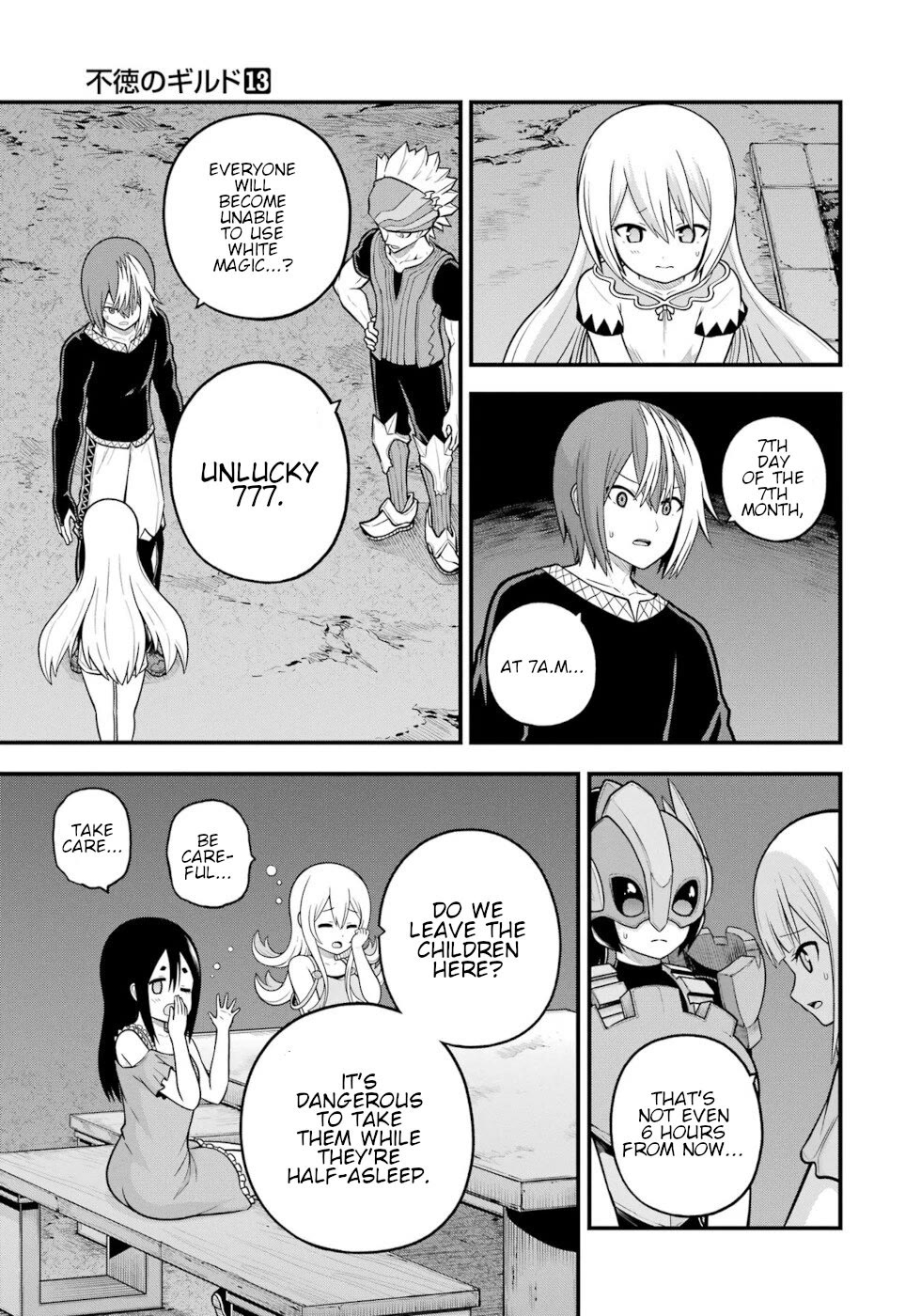 Futoku no Guild Chapter 78 page 13 - Chapter 78: Different Yet Equally Black