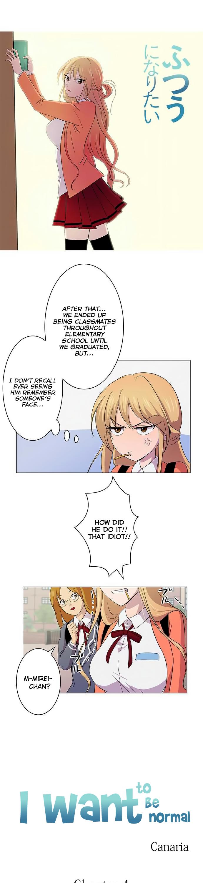 Futsuu ni Naritai Chapter 4 page 1 - Chapter 4