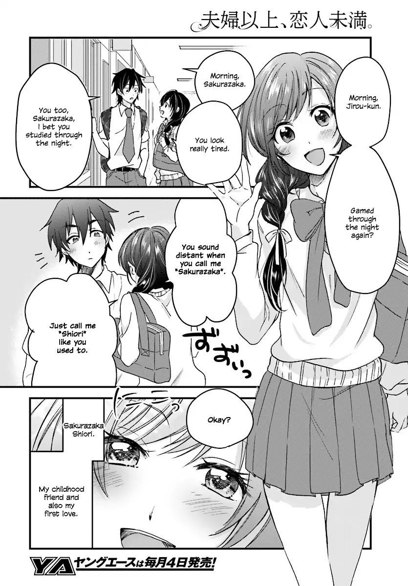 Fuufu Ijou, Koibito Miman. Chapter 1 page 6 - Chapter 1