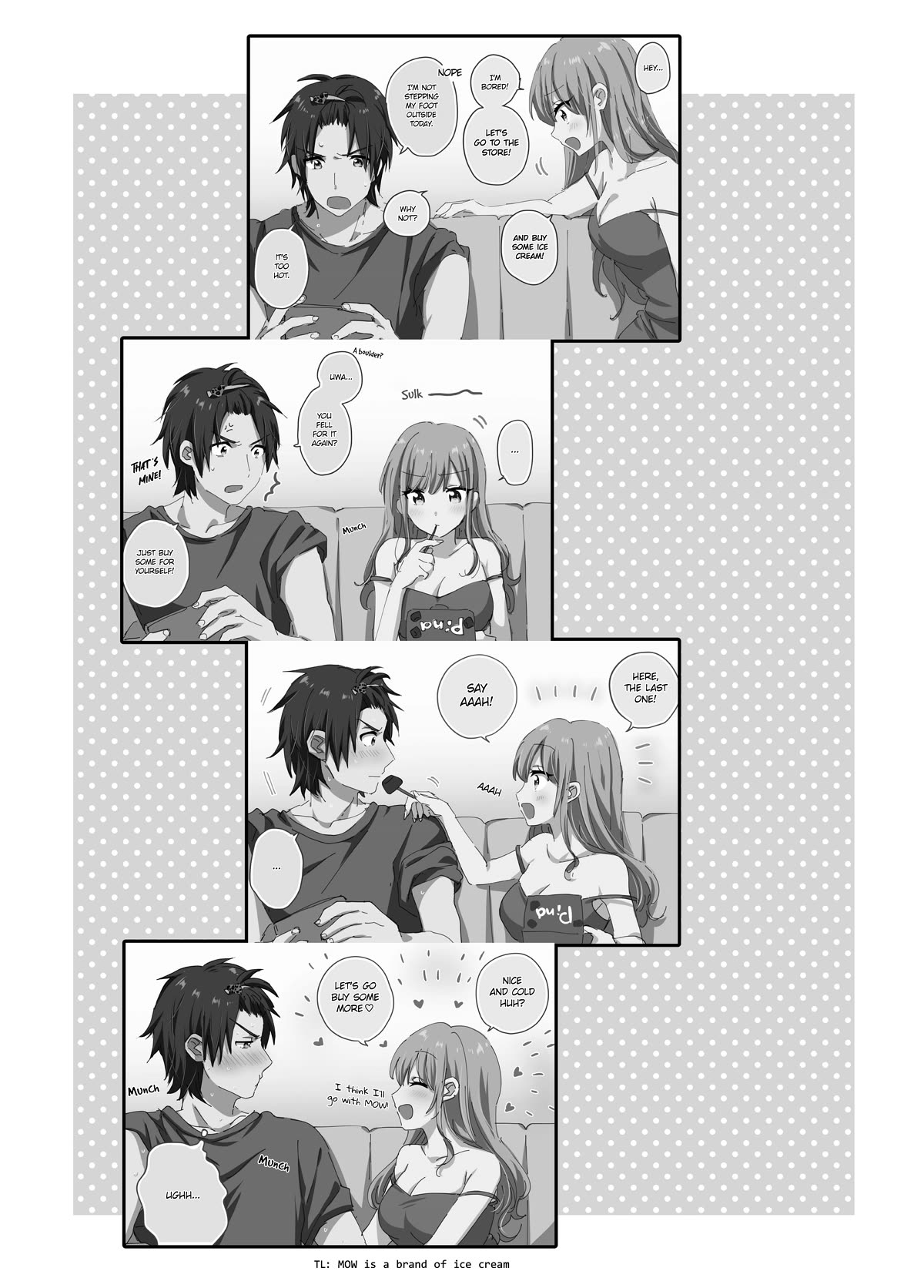 Fuufu Ijou, Koibito Miman. Chapter 63.2 page 1 - Chapter 63.2: Twitter extra - Buying ice cream