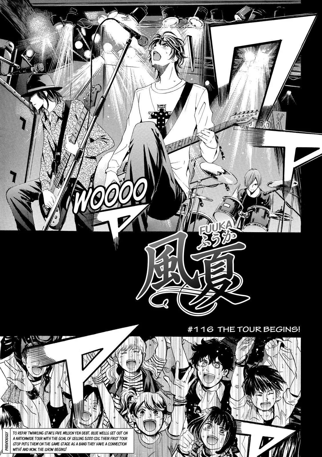 Fuuka Chapter 116 page 1 - Chapter 116: The tour begins !