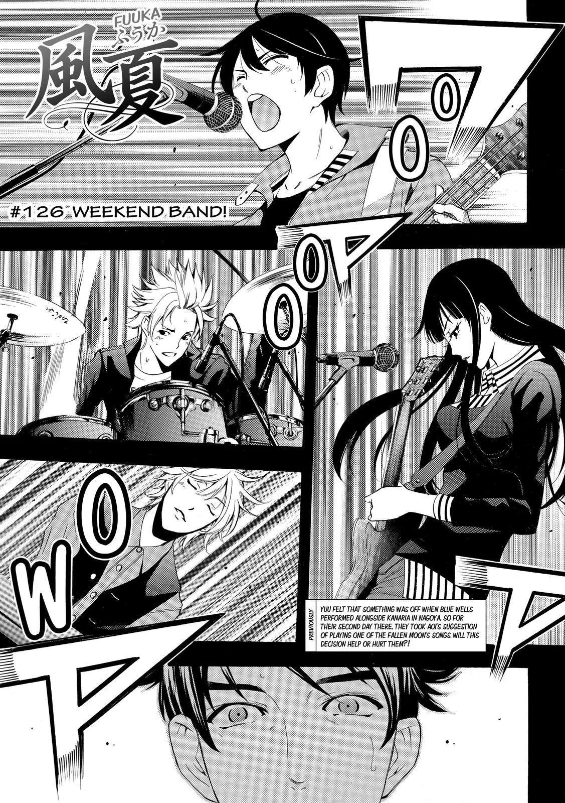 Fuuka Chapter 126 page 1 - Chapter 126: Weekend Band !