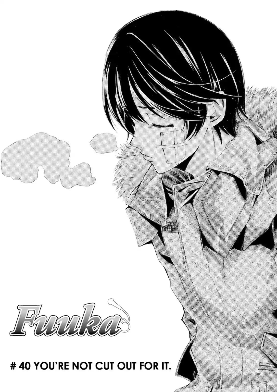 Fuuka Chapter 40 page 1 - Chapter 40: You're Not Cut Out for It.