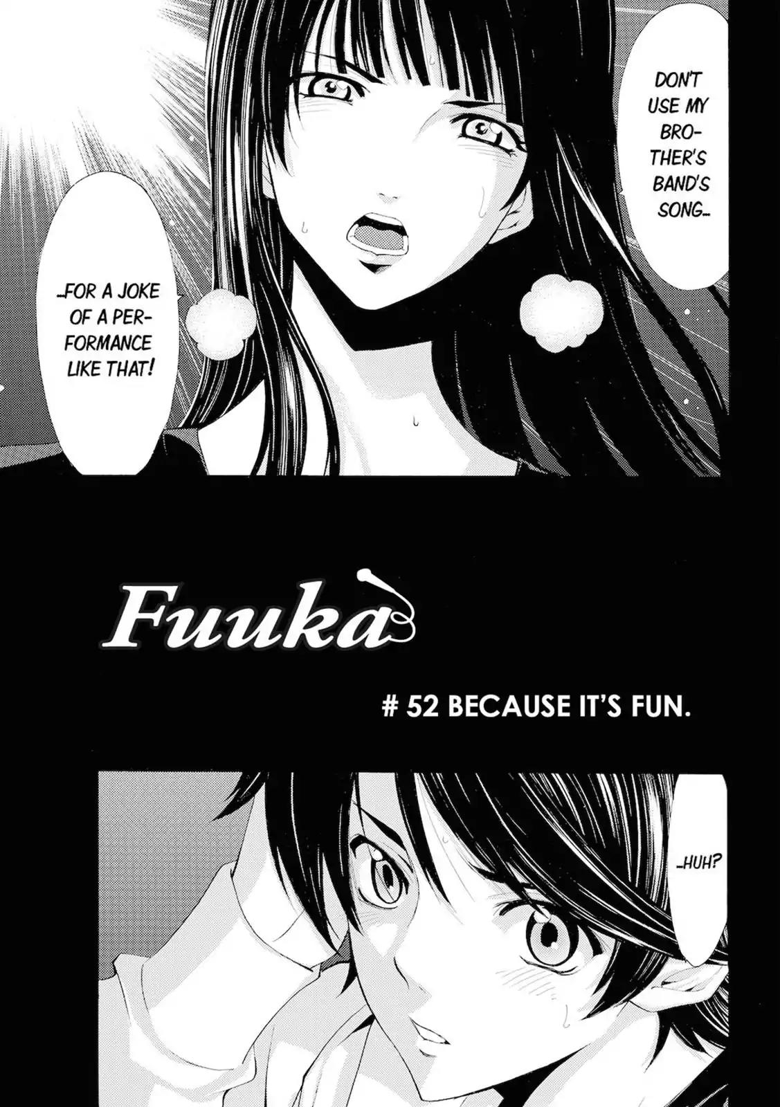 Fuuka Chapter 52 page 1 - Chapter 52: Because It's Fun.